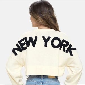 Spirit Jersey New York cream top NWT